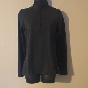 Women's Black Long Sleeve Top